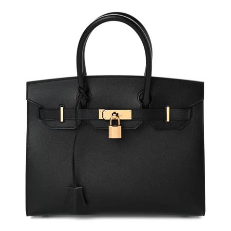 hermes madame calfskin birkin sellier 30 black